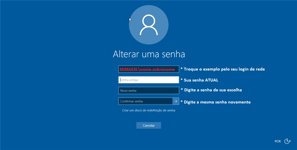 Alterar Senha